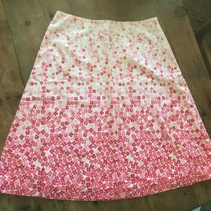 Talbots floral skirt
